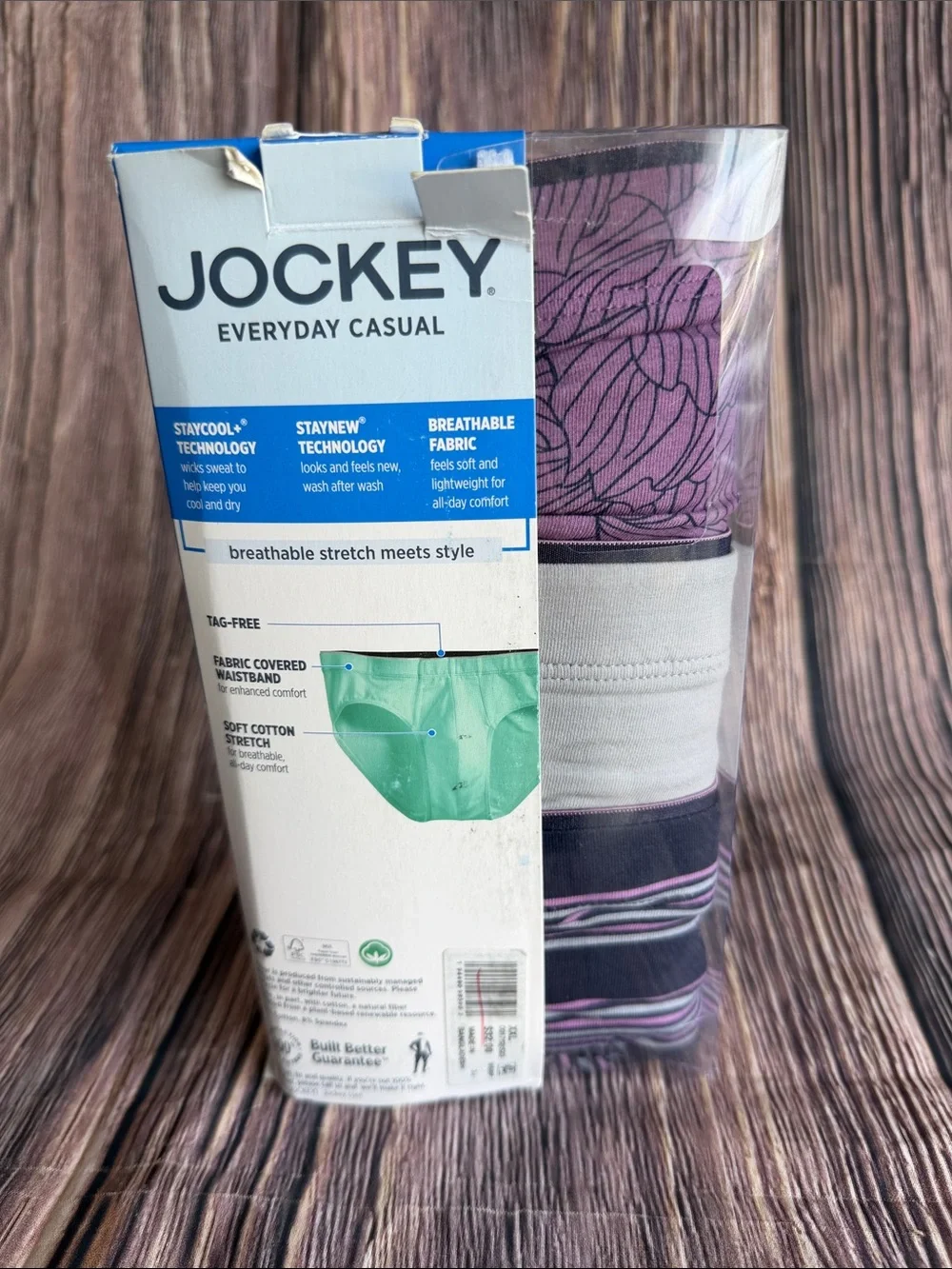Jockey Men’s Everyday Casual Cotton Stretch Bikini Briefs 3-Pack XXL New